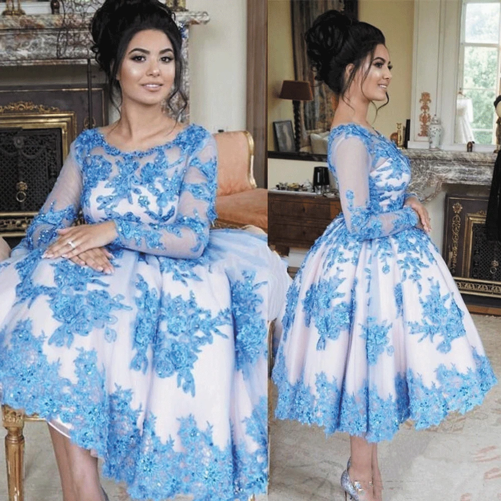 SuperKimJo Robe De Bal Fille королевский синий Короткие Выпускные платья Кружева аппликация бисером Дешевое платье для выпускников Vestido Largo Fiesta