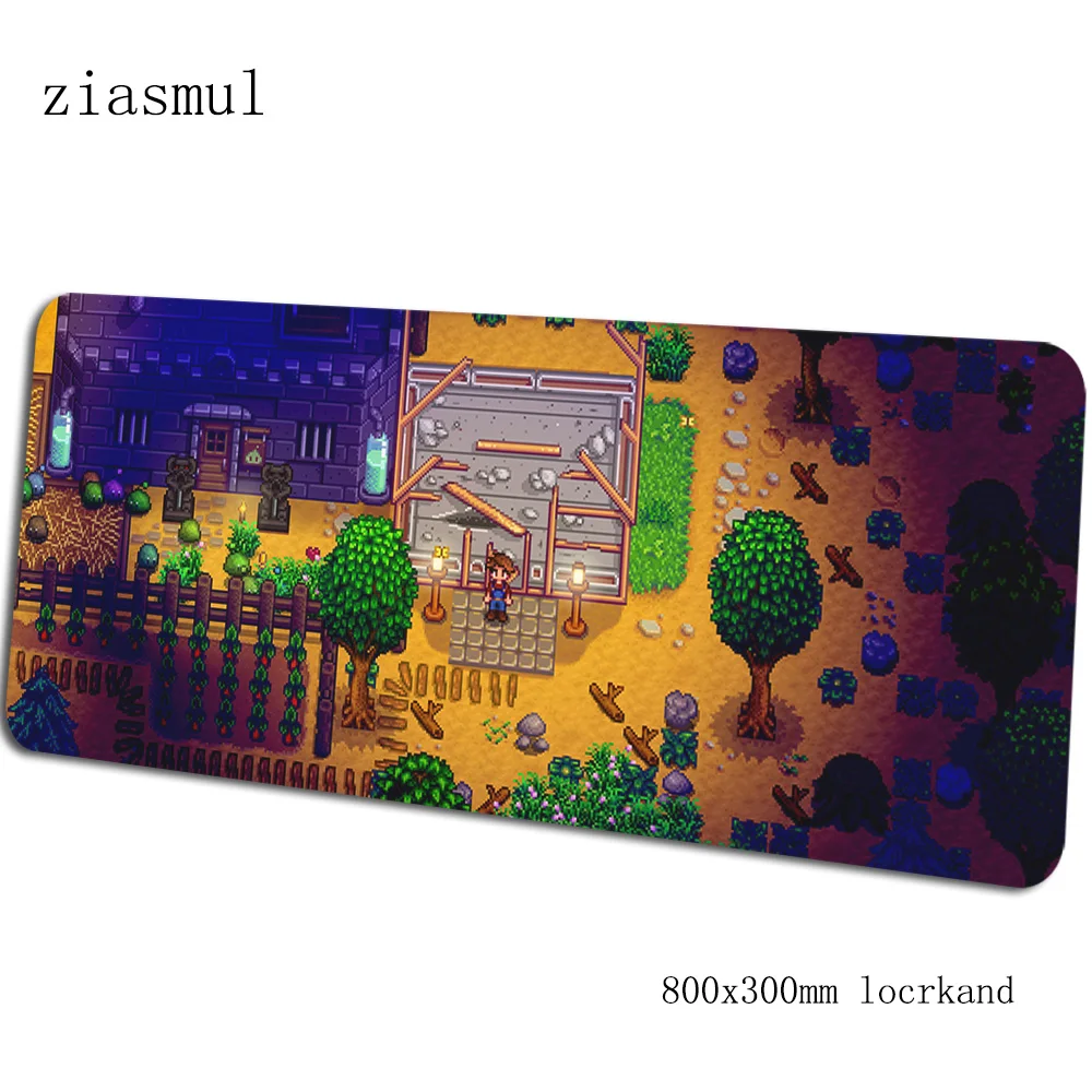 Stardew valley коврик для мыши для геймеров, восхитительный коврик для мыши 800x300x3 мм, коврик для мыши, игровой коврик для мыши, большой лучший коврик для мыши, Настольный коврик для мыши - Цвет: pattern 4