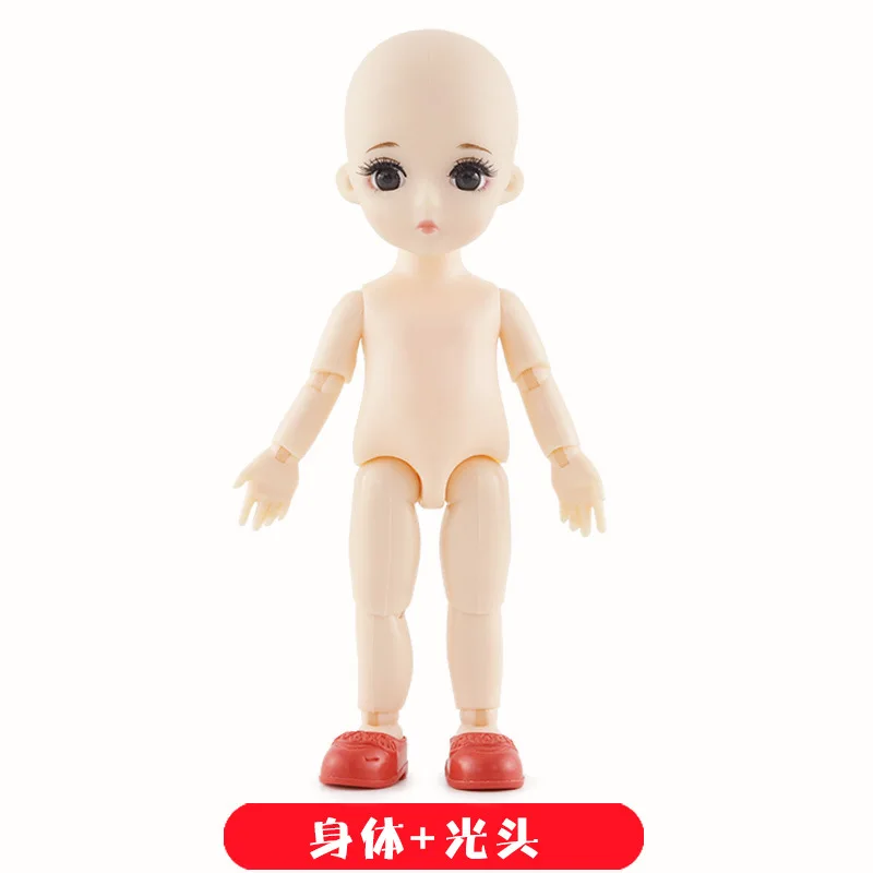 GT 16 см BJD куклы 13 совместный подвижный 1/12 куклы-принцессы игрушки макияж одеваются голый обнаженный милый ребенок кукла игрушка для детей Подарки - Цвет: GT