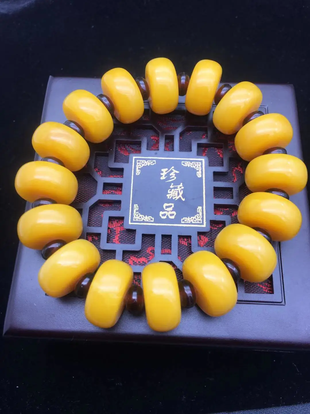 Натуральные браслеты из пчелиного воска для мужчин и женщин Белый цветок янтарный браслет женский Янтарный руда курица желтый Рождественский браслет