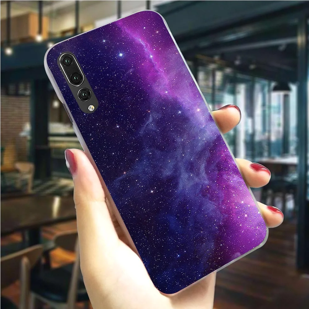 Чехол для телефона huawei P20 Lite Star Space Cover P9 Lite Mini/ P10 20 30 Lite Pro P Smart Z mate 10 20 Lite - Цвет: K3045702