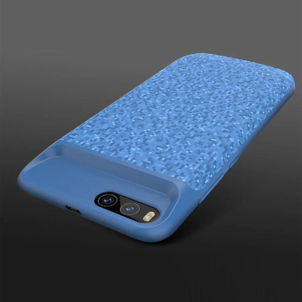 Blue Mi6 Чехол для зарядного устройства PINZHENG для Xiaomi mi 6 6X чехол для Аккумулятора Внешний Аккумулятор Чехол для зарядки s внешнее зарядное устройство для Xiaomi mi 6 mi 6X - Цвет: Blue Mi6