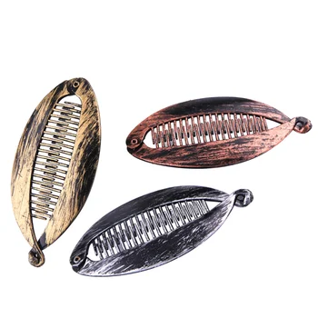 

9pcs Banana Hair Clips Durable Large Decorative Fish Shape Hair Claw Hair Clip for Girls Women