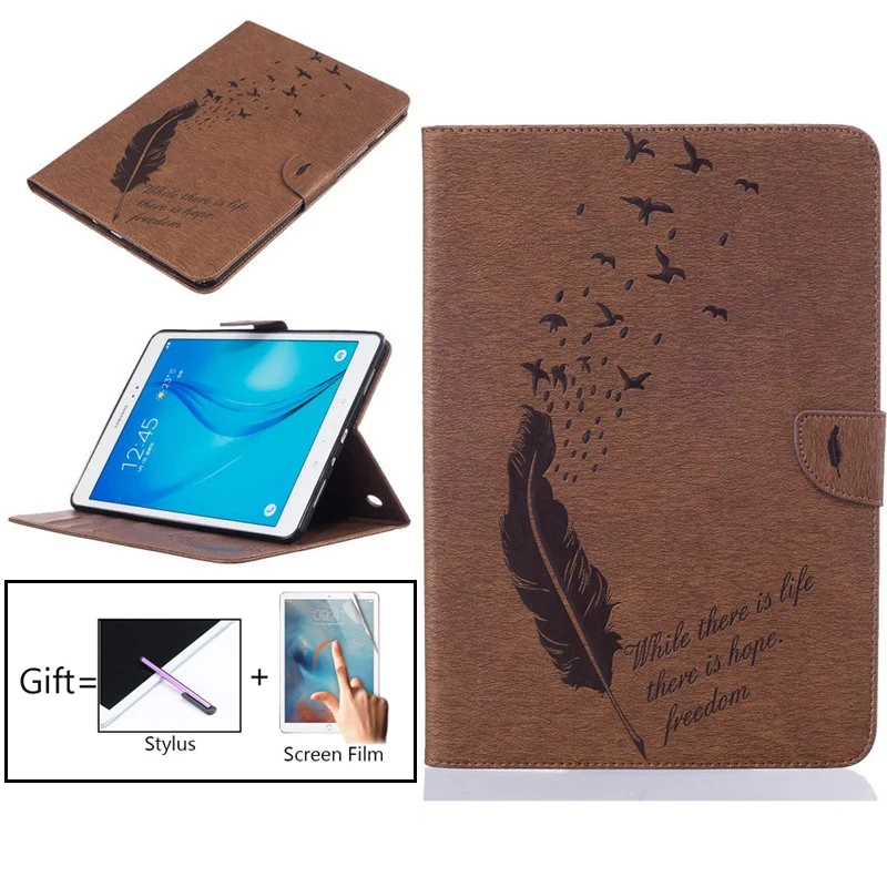 Чехол для samsung Tab A, 9,7 дюймов, T550, T555, роскошный кожаный чехол, складная подставка, чехол для планшета, для T550, SM-T555, SM-P550, P555