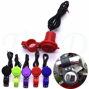 

USB Car Charger Motorcycle DC 12V-24V Charger with Switch Socket Waterproof Phone Charger For KTM 390 200 125 Duke RC125 RC200