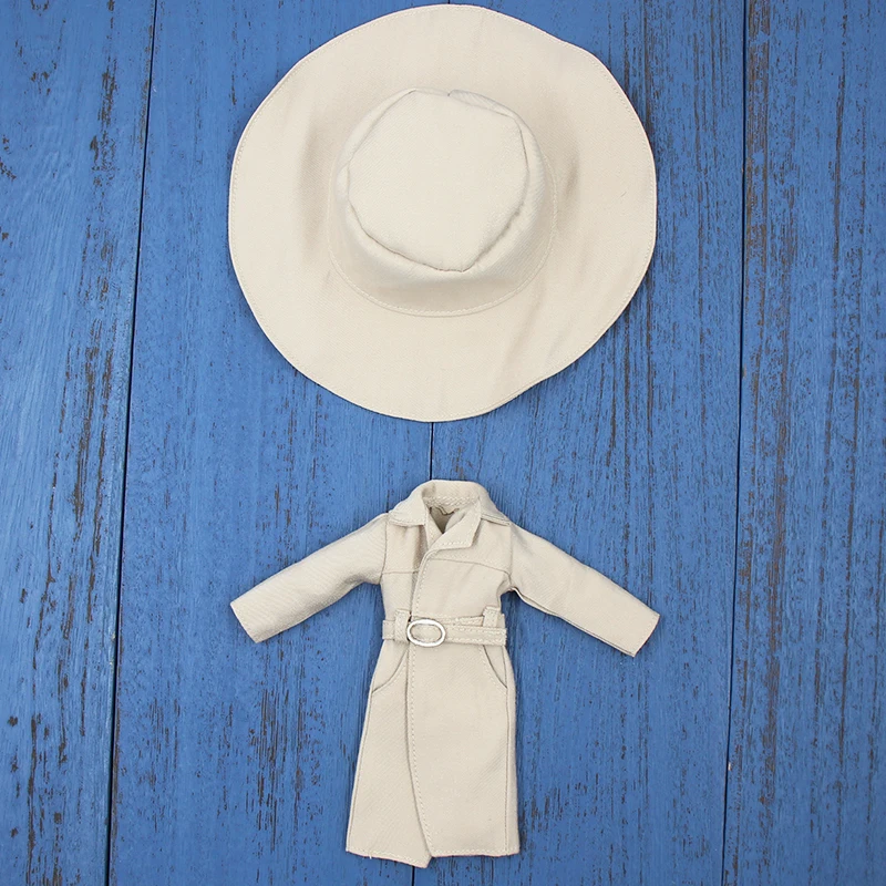 Blyth одежда подходит для соединения кукла ветровка пальто Sunhat, розовый синий цвет хаки, кукла аксессуары для Blyth Azone OB24 ледяной