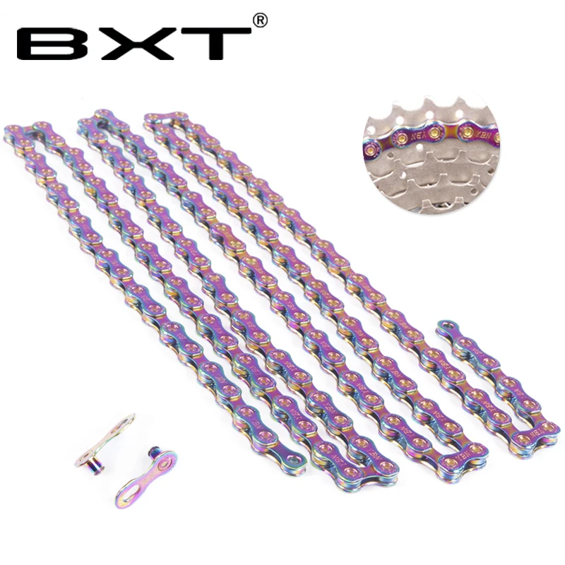 

Bicycle chain 10 11 12speed Ultralight mountain/road frame chain10 11 12S colored bicycle chains cycling parts Free shipping