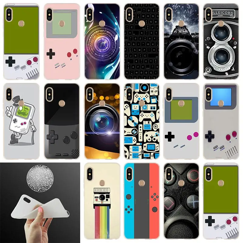 Забавный мягкий чехол для камеры Gameboy Xiaomi Redmi Note 8 7 6 5 Pro 8a 6pro 6a s2 5a 4a 5plus y3 чехлы