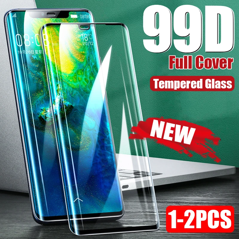 Защита экрана 99D для Huawei P30 P40 P20 P10 Pro изогнутое закаленное стекло Mate 30 10 20 Lite P Smart 2019