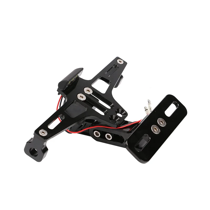 

Motorcycle Licence Holder Aluminum Frame License Plate Frame Adjustable Angle Honda Yamaha Universal Modified Accessories