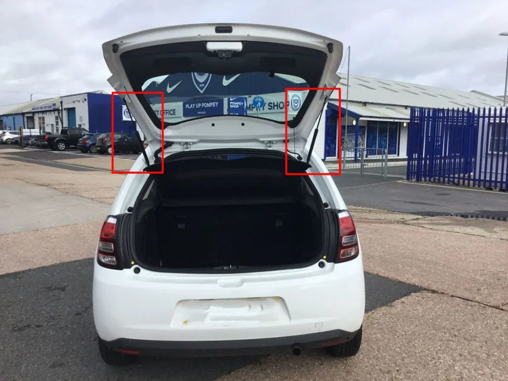 Карбоновое волокно для Citroen C3 Хэтчбек 2009- авто задний багажник загрузки багажника Boot Lift поддерживает газовые стойки газовые решетки амортизаторы