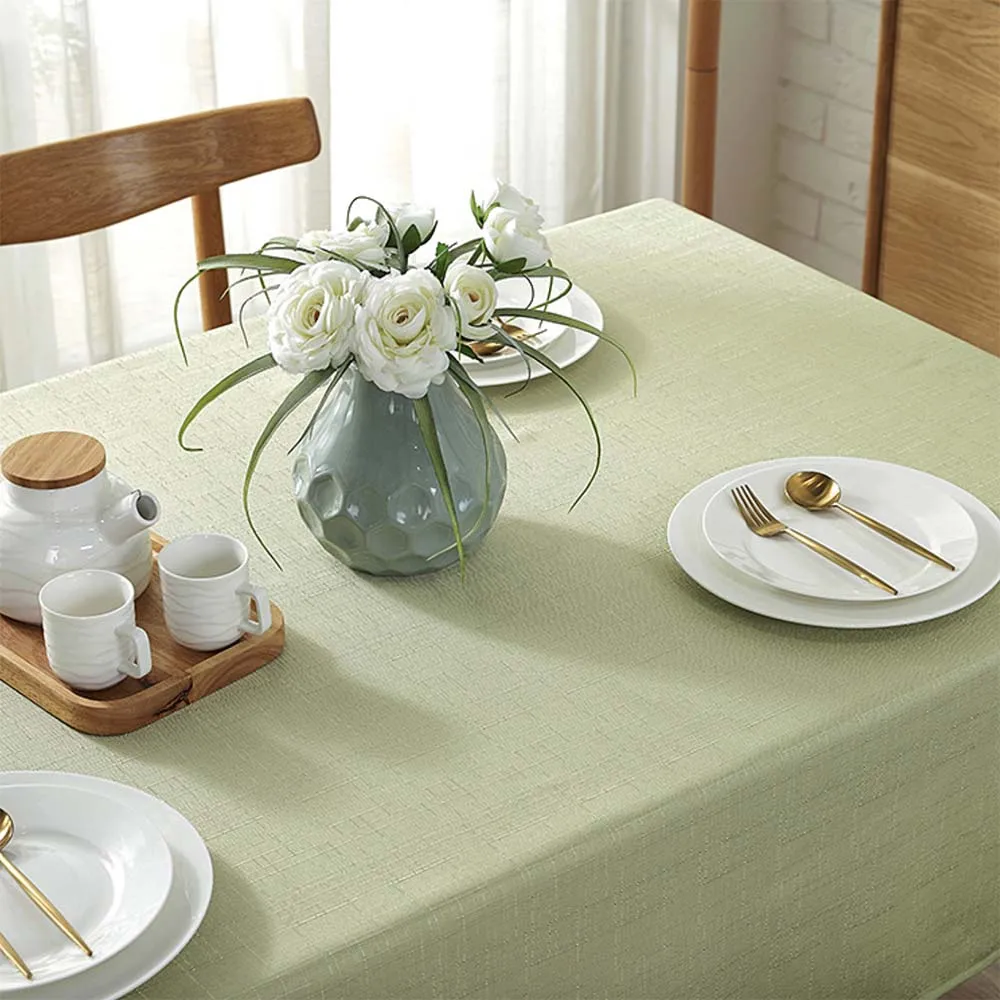 Mantel de algodón de color sólido простой Мантел de lino estilo europeo прямоугольный cuadrado para Decoracion de cocina de boda