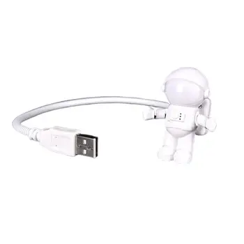 

Household Creative Cool Astronaut Led Night Lights Pc Table Night Adjustable Lights Computer Kids Lights Night USB Gift Lam I6A5
