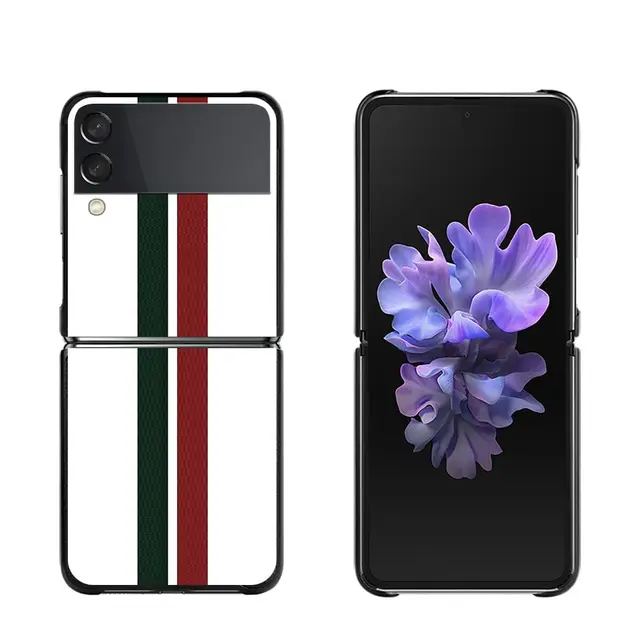 Luxury brand Tom Brown Phone Case For Samsung Galaxy Z Flip3 5G z flip Black Coque for samsung Z Flip 3 Zflip 5G Folding Fundas B09