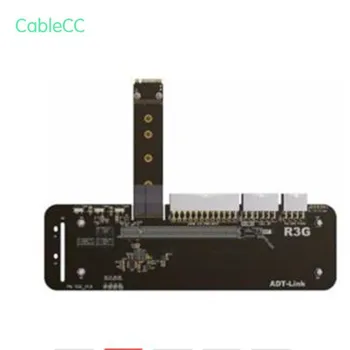 

M.2 keyM NVMe External Graphics Card Stand bracket with PCIe3.0 x4 Riser Cable 25cm 50cm 32Gbs For ITX STX NUC VEGA64 GTX1080ti