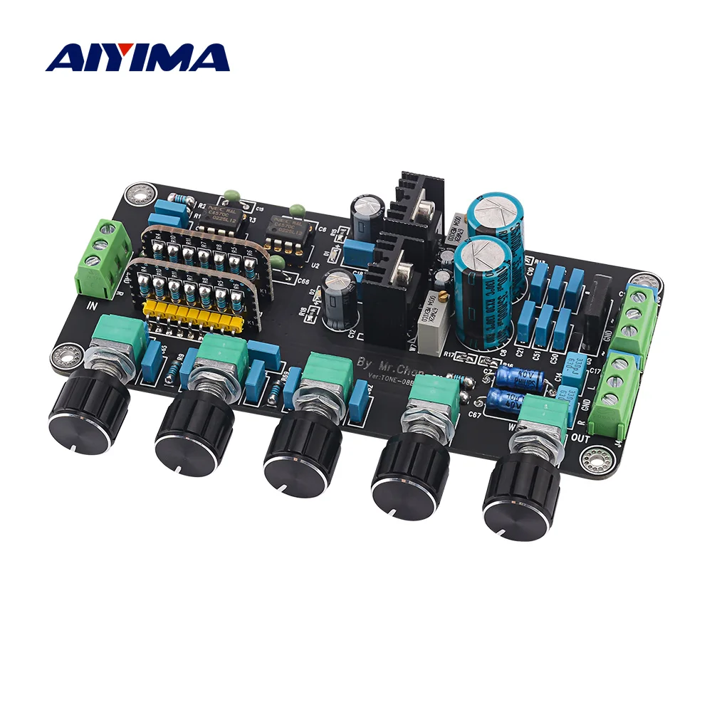 AIYIMA Pre-amplifier Tone Board UPC4570C OP AMP Stereo Preamplifier Volume Tone Control Super OPA2604 AD827JN With LM317+LM337 clone prusa i3 mk3s upgraded bear printer full kit mk3s plus bear kit with einsy rambo board and super pinda 3d printer parts