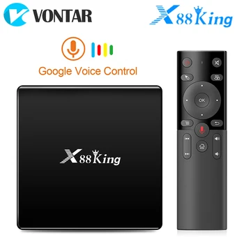 TV Box X88 King, Android 128, 4K, decodificador de señal con 4GB, 9,0G, Amlogic S922X, wi-fi Dual, BT5.0, 1000M, Google Play Store, Youtube