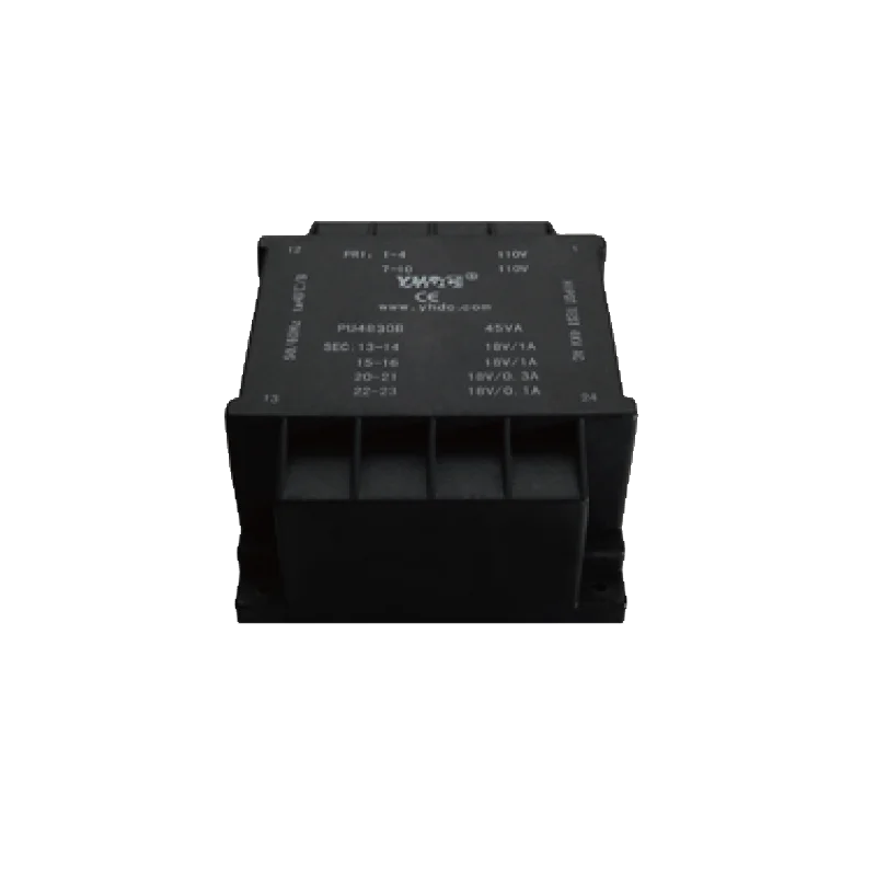 PU4830B Power 60VA Input 2*115V Output 2*18V Encapsulated transformer PCB welding flat-type isoltation | Обустройство дома