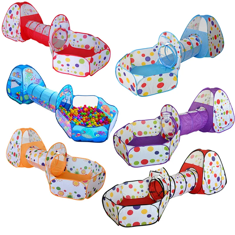 3 In 1 Baby Playground Playpen Portable Children's Toys Tent Dry Pool