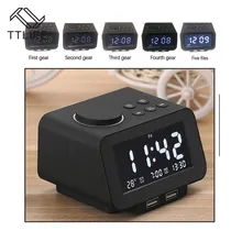 TTLIFE K8 Световой будильник с FM радио lcd Led цифровой будильник часы украшение для дома атомные часы светодиодные цифровые часы