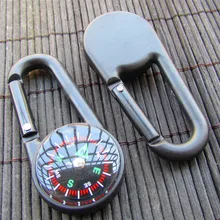 Компас Пластиковый Карабин Для Скалолазания на открытом воздухе скалолазание кемпинг выживание принадлежности для путешествий