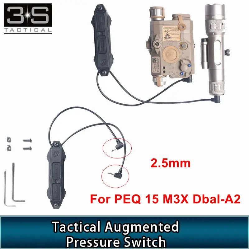 Night Evolution Double 2.5mm Tactical Augmented Pressure Switch For Peq