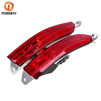 

POSSBAY Auto Rear Reflector Tail Bumper Fog Lamp Brake Stop Parking Lights for VW Touareg (Typ 7P) 2011-2014 Pre-facelift