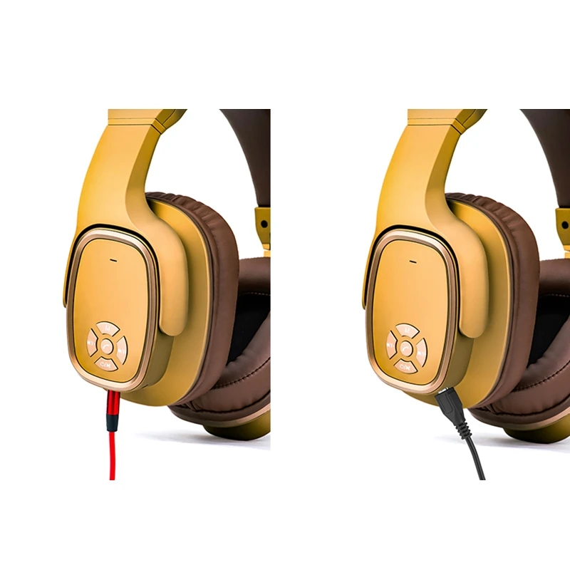 OneDer S2 Head-mounted Wireless Bluetooth Version 5.0 Headset Headphones with Mic Handsfree TF Card USB Drive AUX FM