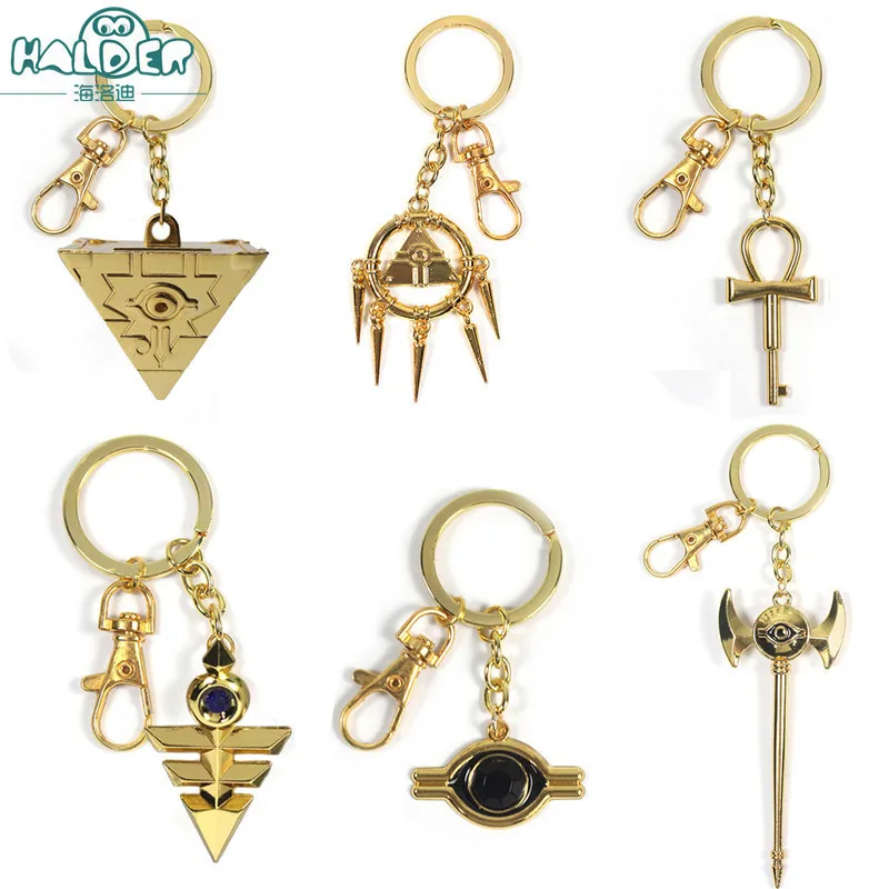

Yu-gi-oh Keychain Yu-gi-oh Millennium Useful Product Metal Jewelry Keychain Necklace Pendant Ornaments Wholesale