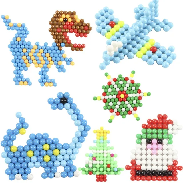 500Pcs/Set 30 Colors 5mm Water Beads Spray Perler Aqua Magic beads Educational perlen Puzzles Accessories for Children Toys 5