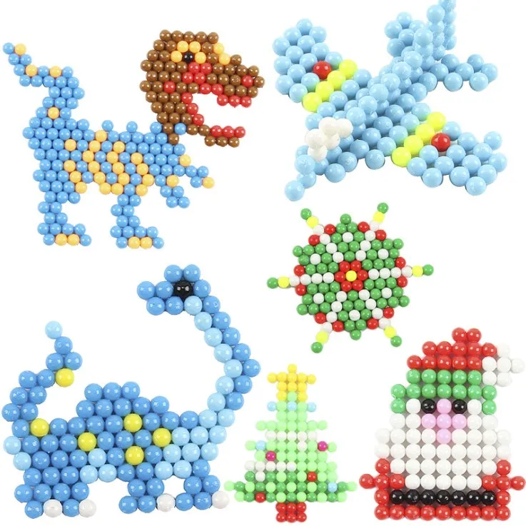 500Pcs/Set 30 Colors 5mm Water Beads Spray Perler Aqua Magic beads Educational perlen Puzzles Accessories for Children Toys