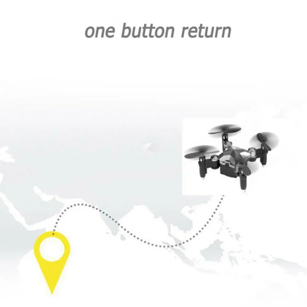 

APP Control Foldable Mini Drone RC Quadcopter WIFI with FPV Camera One Pocket Returen Bag Live Key Drone 480P with Video HD U3X5
