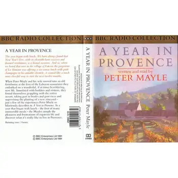 

Peter Mayle-TO Year In Provence. Audio Book. Box 2 cassettes