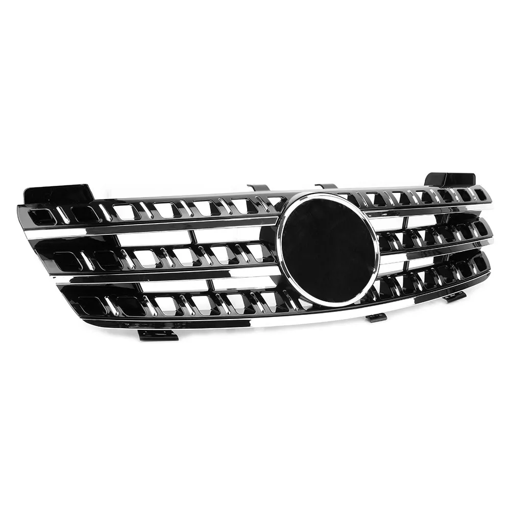 Передняя решетка автомобиля 3 плавника капота для Mercedes Benz M Class W164 ML500 ML550 ML320 ML350 2005