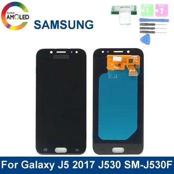 

AMOLED liquid crystal display For Samsung Galaxy J5 2017 J530 SM-J530F J530M LCD touch screen digitizer with brightness adjustme
