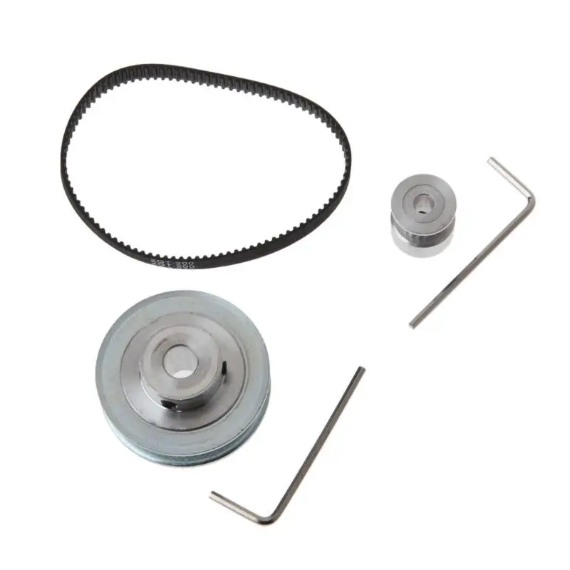 

GT2 Timing Belt Closed-loop 200mm Pulley 20 Teeth and 60 Teeth for 3D Printer M17E