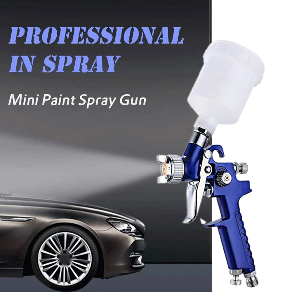 0.8mm/1mm Nozzle H-2000 Professional Car Furniture Mini Repair Gun HVLP Spray Gun Air Paint Spray Guns Airbrush for Touch Up Car
