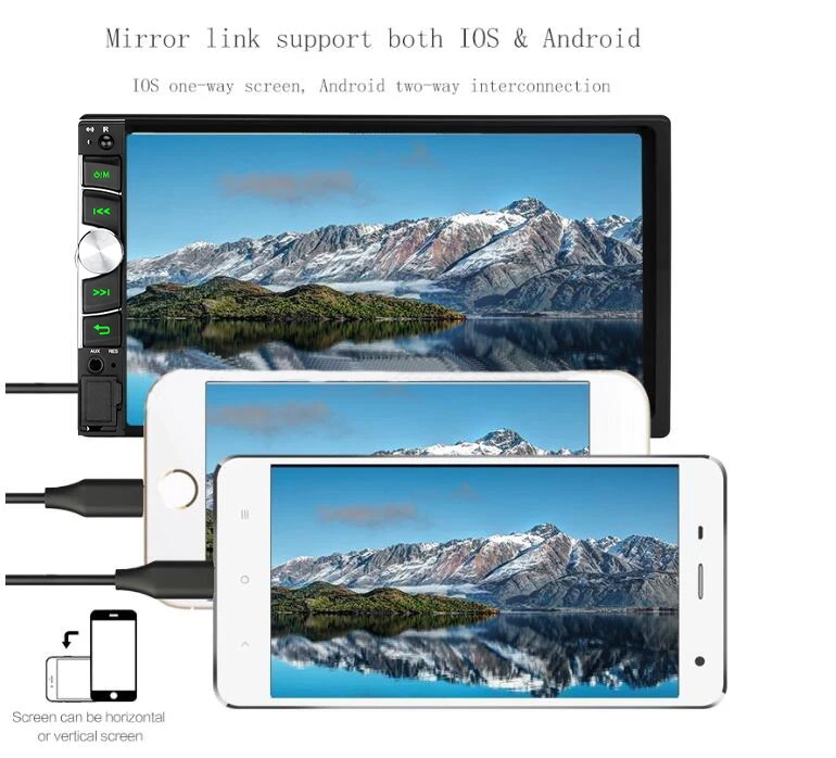 JMANCE 7060 car mp5 player multimidia headrest car monitor video player retractable car radio with gps screen pantalla para auto