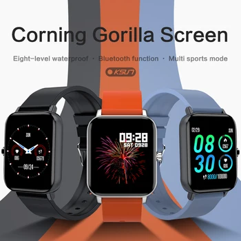 

KSUN KSS910 Smart Watch Blood Pressure Heart Rate Running Pedometer Phone Reminder Multifunctional Waterproof Sports Bracelet