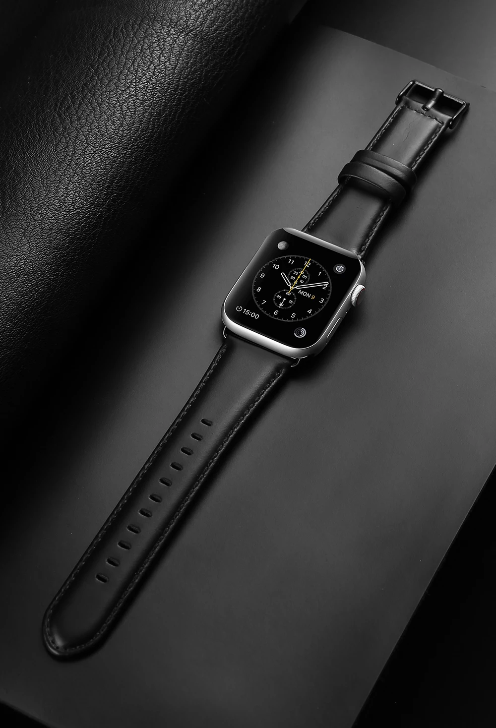 Один тур ремешок для apple watch серии 5 4 3 2 1 Swift из натуральной кожи ремешок для iWatch Наручные Классические ручной работы noir 40 44 мм