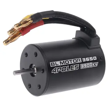 

3650 3900KV Waterproof Brushless Electric Motor Sensorless for 1/8 1/10 RC Car Part 94123 Truck Crawler 95AE