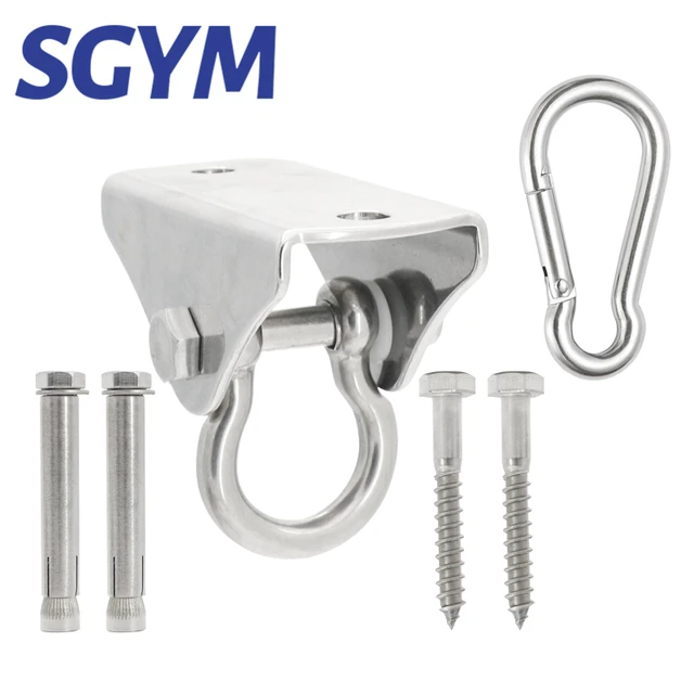 304 Stainless Steel Heavy Duty Swing Fixed Buckles Hook Hanger for Yoga  Hammock Chair Sandbag Swing