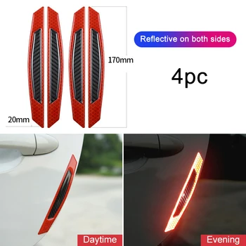

Car Sticker 5D Carbon Fiber Stickers Car Stickers And Decals Auto Reflective Strip Warning Car Styling Accessories Automobiles