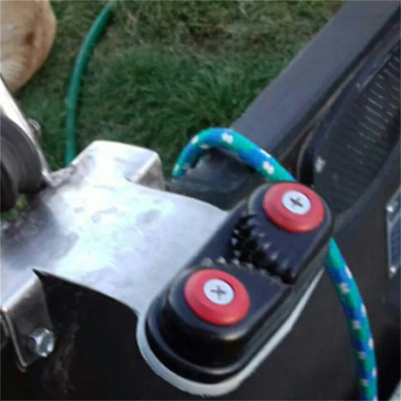 1 комплект черный анодированный алюминиевый Cam Cleat Boat Cleats морской парусный спорт