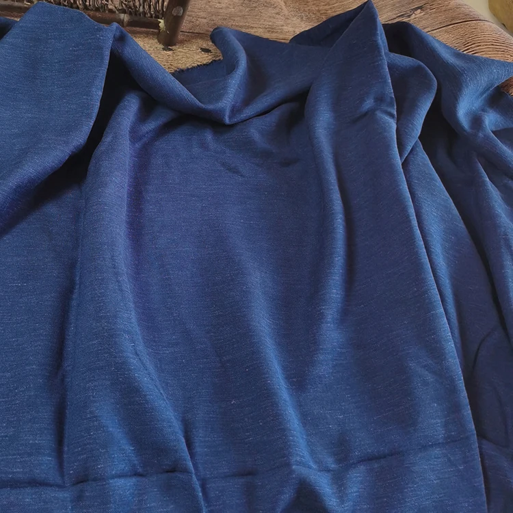 High Quality Linen Cotton Tissu Natural Fiber Is Breathable And