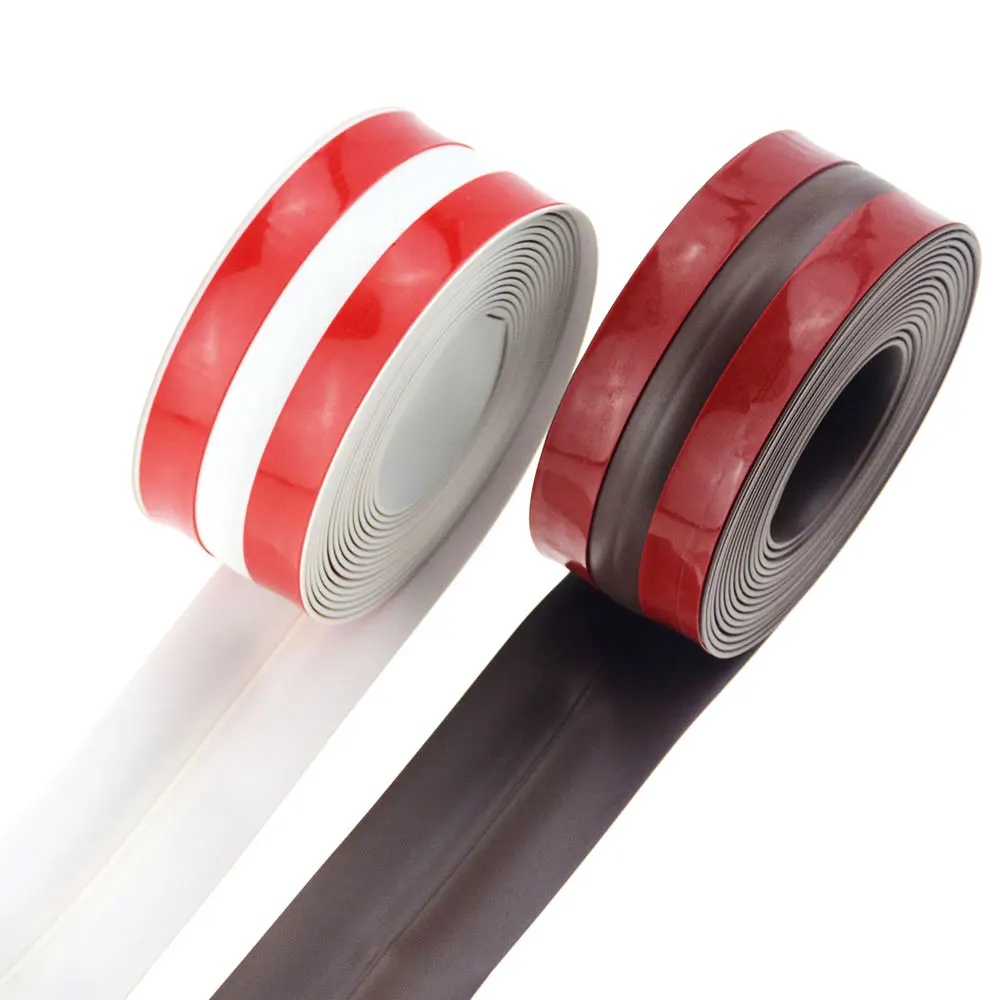 

1 ROLL Acrylic 3.2M*3.8CM Waterproof Mold Proof Adhesive Tape Durable Use PVC Material Kitchen Bathroom Wall Sealing Tape