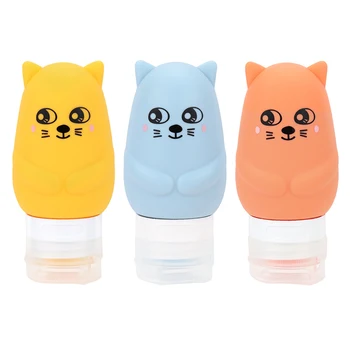 

3Pcs Sub Spray Bottle Containers Cartoon Portable Empty Cosmetic Squeeze Lotion Washing Liquor Bottle Travel Bottle Sub Bottole