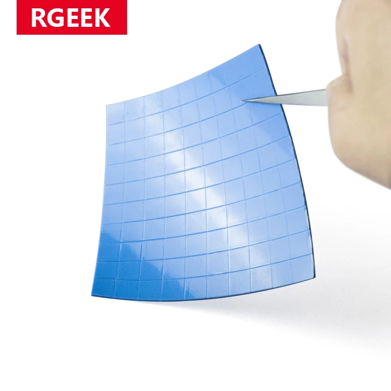 RGEEK High quality 6.0 W/mK 10mm*10mm Thermal Pad GPU CPU Heatsink Cooling Conductive Silicone термопрокладка | Компьютеры и