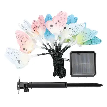 

LED Optical Fibre Solar Butterfly Light String Festival Home Decoration