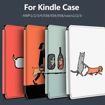 

For Kindle Paperwhite 4 2018 Case Funny Animal With Auto Wake Sleep For Amazon Oasis 2 3 Kindle Paperwhite 2 3 958 558 658 Case
